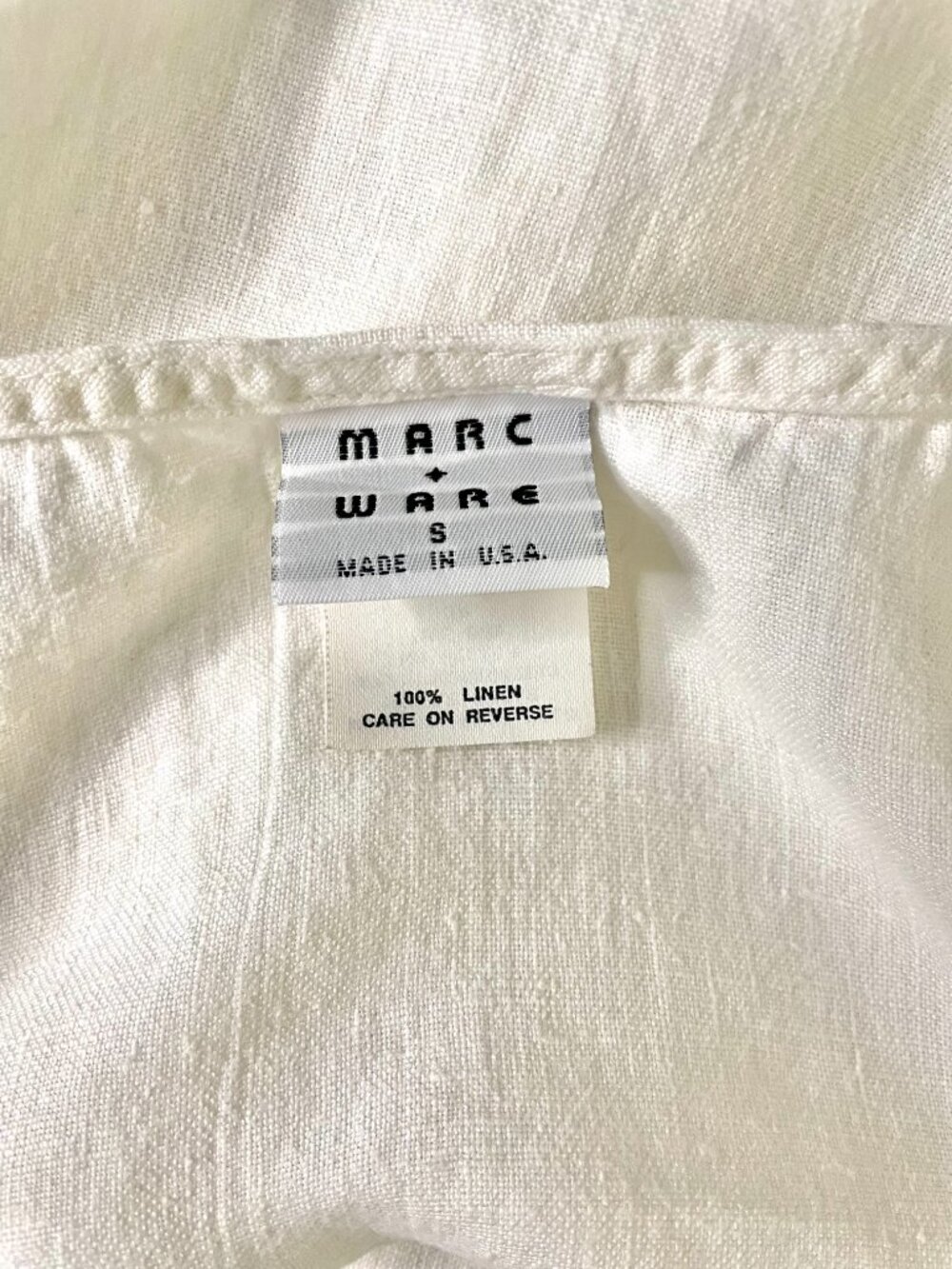 Marc + Ware Vintage Linen Blouse - Picture 3 of 4
